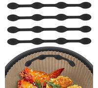 WJnflQN Aimants pour friteuse à air chaud - Protection contre les brûlures - Support magnétique en silicone sûr - Pour friteuse à air chaud - Panier en fer - Pour maison, dortoir, appartement, fête