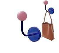 WJnflQN Aimants puissants avec crochets, design boule colorée crochet de vêtements | Utility cintre pour réfrigérateur, organisateur individuel pour serviettes, vêtements, chapeaux, sacs, clés