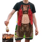 WJnflQN amusants pour hommes | Tablier de jardinage, tablier de cuisine respirant pour hommes pour différentes occasions telles que mariage, barbecue, Halloween, camping, restaurant, Noël et