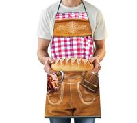 WJnflQN amusants pour hommes | Tablier de jardinage, tablier de cuisine respirant pour hommes pour différentes occasions telles que mariage, barbecue, Halloween, camping, restaurant, Noël et