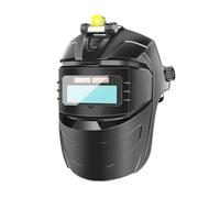 WJnflQN Assombrissement Automatique Cagoule de Soudage - Anti-Éblouissement Écran Facial de Soudage - Protège-Vis Anti-Buée avec Harnais Réglable Portable pour Réparation Auto et Travail des Métaux