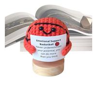 WJnflQN Boule de décoration au Crochet Positif, de Sport sur Le thème du Sport, Fil Doux à Tricoter pour Les Amateurs de Fitness, camarades de Classe, Amis, Famille, Enseignants