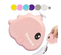 WJnflQN Broyeur à ongles électrique pour chien | 40 dB 3 modes réglables en forme de dinosaure | Outil de toilettage sans fil à faible bruit pour chiot, chaton, lime à pattes douce