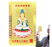 WJnflQN Cartes de mascotte chinoise - Carte amulette chinoise, fournitures traditionnelles de bon augure, collection unique pour les vacances, le Nouvel An, les anniversaires