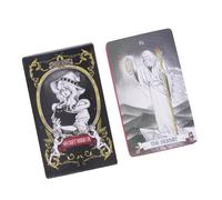 WJnflQN Cartes de tarot | Ensemble d'oracle classique avec livre d'instructions | Jouet de divination pour méditation, réunion de famille, maison, anniversaires