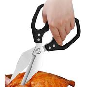 WJnflQN Ciseaux de Cuisine pour Aliments,Coupeur Culinaire en Acier Inoxydable - Ciseaux Multifonctions Robustes pour Salade Nourriture Viande Artisanat Volaille Jardin Maison