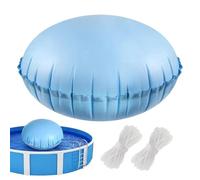WJnflQN Coussin flottant pour piscine | Égaliseur de glace robuste | Oreiller gonflable de 1,2 x 1,2 m avec corde pour piscine, lac, rivière, jardin, plage, spa, jacuzzi, fête