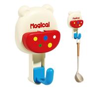 WJnflQN Crochet à ventouse pour la douche | Support de cintre de dessin animé - Crochet de serviette de salle de bain - Pour salle de bain et cuisine, pour peignoir, sacs, manteaux, pour et