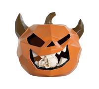 WJnflQN Décorations d'Halloween citrouilles fantômes en résine - Centres de table effrayants pour décoration d'intérieur pour vacances, jardin, fenêtre, étagère, arbre, porte d'entrée