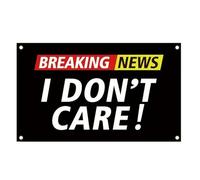 WJnflQN Drapeau de déclaration de jardin | Bannière humoristique satire de 0,9 x 1,5 m | Drapeaux de cour aux couleurs vives pour la maison, les bureaux, la chambre, le jardin, la terrasse