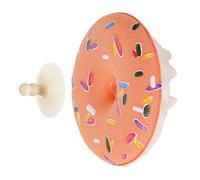 WJnflQN Éponge de Nettoyage Cartoon | Ventouse Adorable Ronde et Douce pour Articles de Ménage - Éponge Non Abrasive Pour Vaisselle De Cuisine | Pour Salle de Bain, Douche, Lavabo, Vaisselle, Plans de