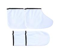 WJnflQN Gants en paraffine | Chaussettes de pieds Gants Mains Pieds Soins | Pochettes réutilisables - Pour pédicure à la maison, bien-être, routine de beauté, détente chez les femmes et les hommes