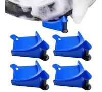 WJnflQN Guides de tuyau | Outil de roulette de roue avec verrouillage rotatif | Guide de rouleau de tuyau automobile, pour entretien de véhicule, lavage de voiture, camping, atelier, garage