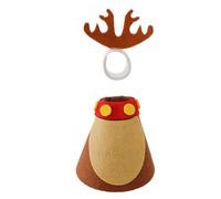 WJnflQN Mini costume animal de décoration pour - 18 cm - Décoration de table de Noël - Costume d'animal - Mini vêtements - Ensemble de décoration pour terrasse, cheminée, salon, enseignants, étudiants