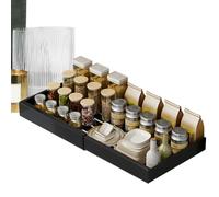 WJnflQN Organiseur sous évier, organiseur sous évier extractible | Rangement multifonction robuste rétractable sans perforation pour salle de bain