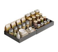 WJnflQN Organiseur sous l'évier, étagères coulissantes sous l'évier, robuste et multifonctionnel, panier de rangement rétractable sans perforation robuste pour cuisine