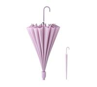 WJnflQN Parapluie à ouverture automatique, parapluie de voyage à 16 baleines, poignée en J, 84 cm de long, auvent imperméable pour homme et femme