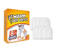 WJnflQN Patch chauffe-pieds | Patch thermique adhésif sûr, 6 pièces - Chauffe-pieds pour la chaleur en déplacement, packs de chaleur pour les activités de plein air ski randonnée, patch chauffant