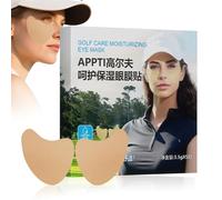 WJnflQN Patch pour les yeux de golf - Protection UV - Coussinets hydratants pour les yeux - Avec protection solaire - Pour le golf en plein air en été - Soin solaire pour femmes et hommes