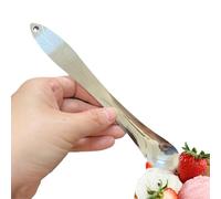 WJnflQN Pelle de remplissage de boulettes, cuillère de remplissage de boulettes, spatule mélangeuse à boulettes, cuillère multifonction, design intégré pour cuisiner, cuire au four, éplucher les