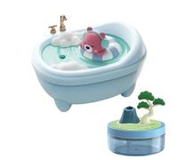 WJnflQN Petit humidificateur pour | Diffuseur d'huile animale à remplissage supérieur | Diffuseur d'huile avec lumières LED 7 couleurs pour la maison, la chambre, la salle de bain