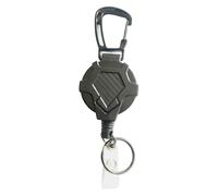 WJnflQN Porte-clés rétractable | Enrouleur de badge mousqueton - Porte-clés avec clip de ceinture pour école, étudiant, enseignant, infirmière, hôpital, sécurité, pompiers, construction, ski, soins de