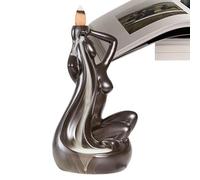 WJnflQN Porte-encens cascade | Brûleur d'encens élégant en céramique en forme de corps | Décoration d'art de table, décoration d'intérieur pour salon, étude, chambre ou bureau