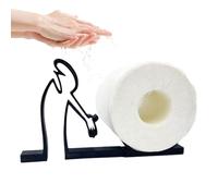 WJnflQN Porte-papier toilette pour salle de bain, en forme de chat, debout - Support mural - Organisateur de rangement pour les amoureux des animaux, la famille, les amis, les voisins