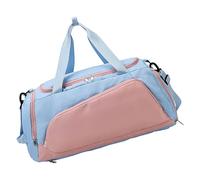 WJnflQN Sac de gym - Sac de sport avec compartiment à chaussures - Sac à dos de fitness avec compartiment à chaussures étanche pour fitness, basket-ball, football, bleu, Voir description, Voir