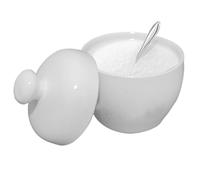 WJnflQN Sugar Jar - Pot à épices en céramique grand volume - Sucrier en céramique avec un couvercle - Pour sel, thé, restaurant, dortoir, maison, maison de campagne