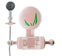 WJnflQN Support de douche avec ventouse, support de douche avec ventouse | Support de poignée de douche sans perçage - Support mural à ventouse solide pour carrelage, verre