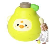 WJnflQN Top tournant pour Les, Jouet supérieur en Rotation - Cartoon Fruit Spin Top Top Game - Jeu de Bataille interactif, Jouet de Bureau d'équilibre Portable pour Les Voyages à Domicile de l'école