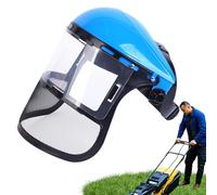 WJnflQN Visière transparente pour le visage, visière complète pour le ponçage, anti-buée, transparent, léger, pour disques de soudage du bois de construction, ponçage