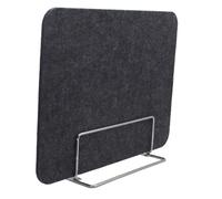 WJPUELUO Séparateur Cloison Acoustique de Bureau,Panneau De Confidentialité De Bureau,Partition de Bureau d'examen,separateur de Bureau Amovible,Réduit Le Bruit et Les Distractions,Noir,40X40cm