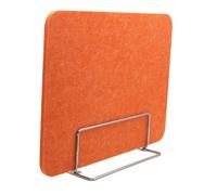 WJPUELUO Séparateur Cloison Acoustique de Bureau,Panneau De Confidentialité De Bureau,Partition de Bureau d'examen,separateur de Bureau Amovible,Réduit Le Bruit et Les Distractions,Orange,30X60cm