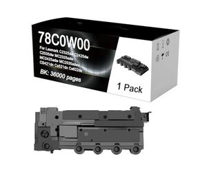 WJREGG 78C0W00 Bouteille De Toner Usagé Compatible avec Les Imprimantes pour Lexmark C2325dw C2425dw C2535dw MC2325adw MC2425adw MC2535adwe CS421dn Cs521dn Cs622de,78C0W00-1 Pack