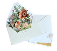 Wjsdsg Carte de vœux festive 3D faite à la main avec attention aux détails pour partager chaleur et bonheur