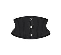 WJSXEQF Corset Femme Femmes Taille Formateur Corsets Minceur Shaper Ceinture Torse Court Satin sous Le Buste Corset Sexy à Lacets Bustiers et Corsets(S)