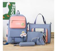 WJUHYGTF Ensembles De Sacs D'École À La Mode Imperméables, avec Sac À Main, Étui À Crayons Sac À Monnaie Sac À Dos D'École pour Enfants Adolescents Sacoche pour Filles Garçons,G