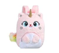 WJUHYGTF Filles Licorne Sac À Dos, Sac À Dos Licorne en Peluche, Mignon Bambin Sacs De Livres, Sacs D'École, Déjeuner De L'École Maternelle, Livres De Voyage Rangement,A