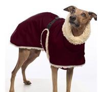 WJUHYGTF Manteau Whippet, Whippet Greyhound, Vêtements d'hiver pour Chiens, Veste pour Chien Doublée De Polairevêtements Imperméables À l'eau Épaisse pour Chiens,D,M