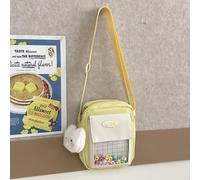 WJUHYGTF Sac À Bandoulière De Poitrine À Bandoulière, Sac À Bandoulière Mignon Sac À Dos Sac À Dos pour Garçons Et Filles Sports De Plein Air Sac Fourre-Tout Femmes Multiples,Jaune