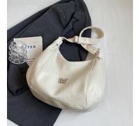 WJUHYGTF Sac À Bandoulière pour Dames, Sacs À Main en Cuir PU Croissant Lune Sac Fourre-Tout Épaule pour Femmes Femmes Bretelles Interchangeables Pratiques,Beige