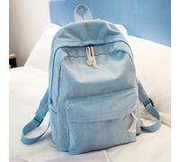 WJUHYGTF Sac À Dos en Velours Côtelé Femmes Filles, Sac D'École Adolescent Sac À Dos De Voyage Ordinateur Décontracté École Sac À Main Sac À Bandoulière Souple Couleur Unie Étudiant,C