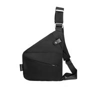 WJUHYGTF Sac Antivol, Sac À Bandoulière, Sac De Poitrine, Sac Antivol, Sac De Sécurité De Voyage pour Femme Et Homme,Noir,Right