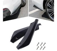 WJUSYH 2 Pièces Diffuseur de lèvre de Pare-Chocs Arrière de Voiture pour Audi A1 A2 A3 Sportback A1 8KX A2 A3 8P, Aileron d'angle Enveloppant avec 6 Boulons,A/Black
