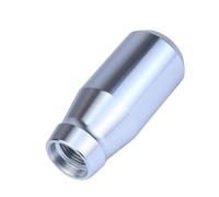 Wjwftcmk Auto Pommeau Levier Pommeau Levier Vitesse Universel En Alliage D'aluminium 78 Mm Compatible Avec La Plupart Des Véhicules Automatiques(Argent)