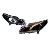 Wjwftcmk Phare avant Lampe Frontale Phare LED Pour Hyundai Pour Sonata 9 2015 2016 2017 Clignotant DRL Faisceau Haut Lentille De Projecteur Œil D'ange