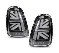 Wjwftcmk Union Jack LED Feux Arrière Assemblage Antibrouillard Plug And Play Pour Mini Pour Cooper R56 R57 R58 R59 2007-2013 Feux arrière