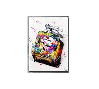 WJWGP Peinture Abstrait Moderne, Tableau Rectangulaire Sans Cadre, 40x60 cm, Pour Salle de Séjour, Décoration Murale Abstrait Mode Nature, Peinture à l'Huile sur Toile, Montage Mural, 1 count